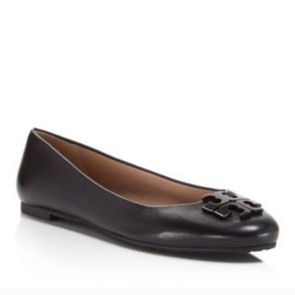 Tory Burch | Lowell 2 Leather Flat in Navy - Picture 7 of 7